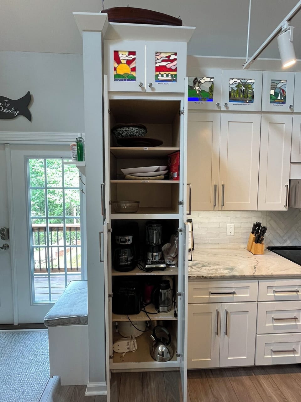 Everything you need for cooking is provided.
