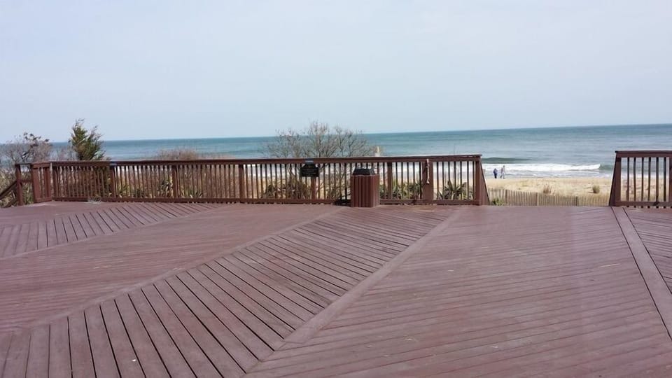 deck on second floor