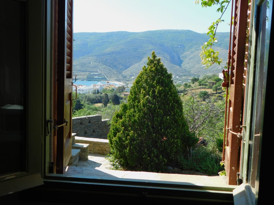 View from single beds-room