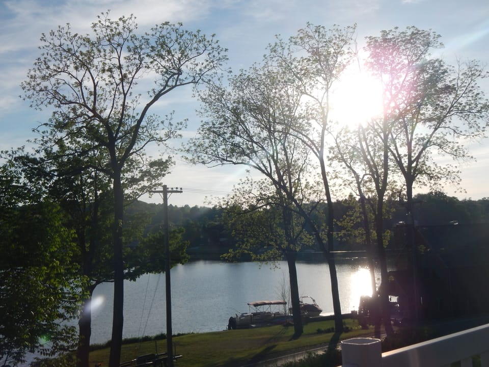 View from the house deck