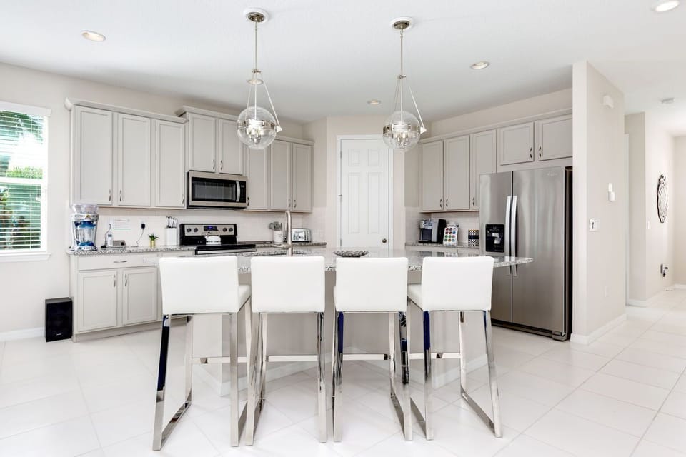 Oversized Kitchen Island where the whole family can gather