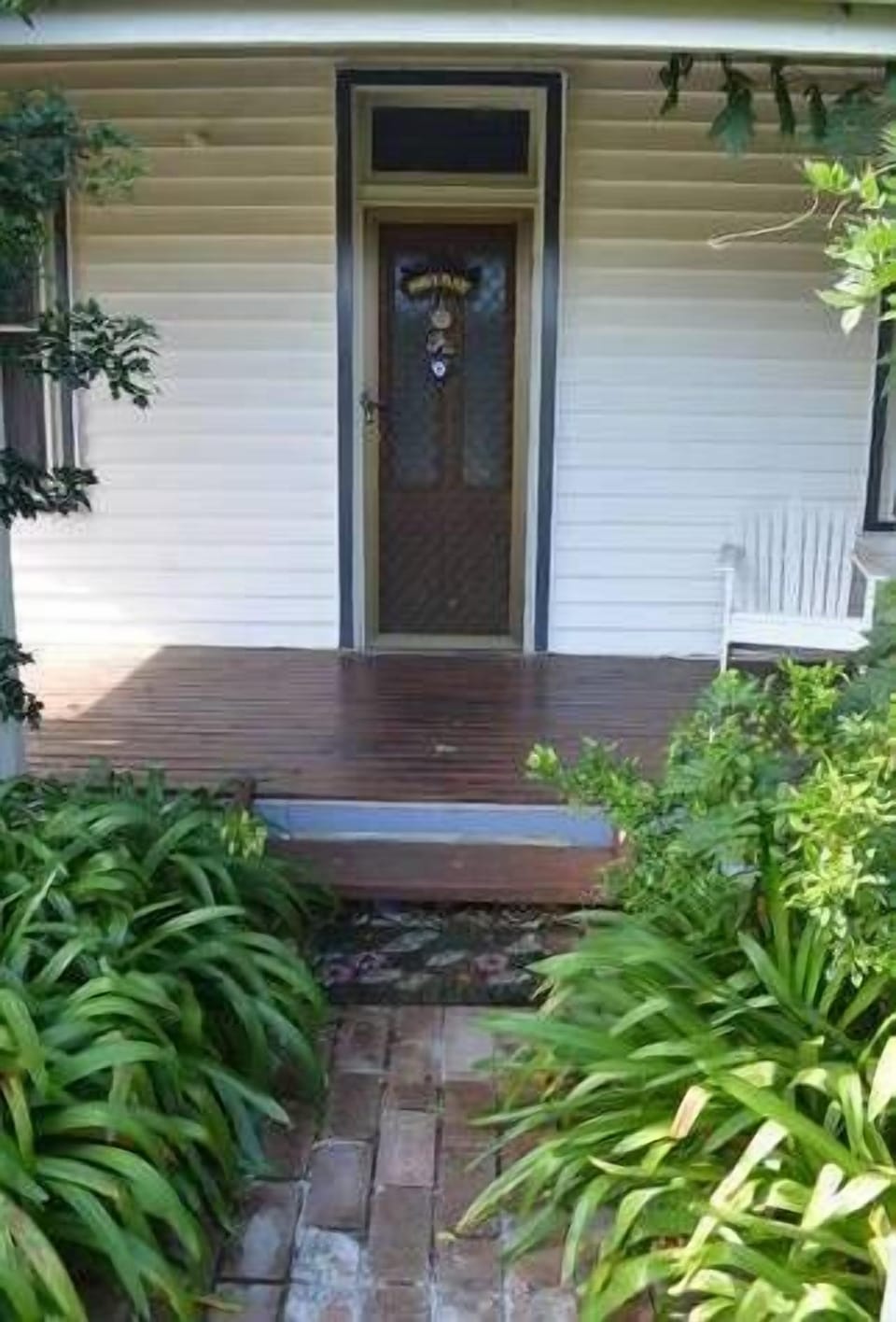 Front entry with porch