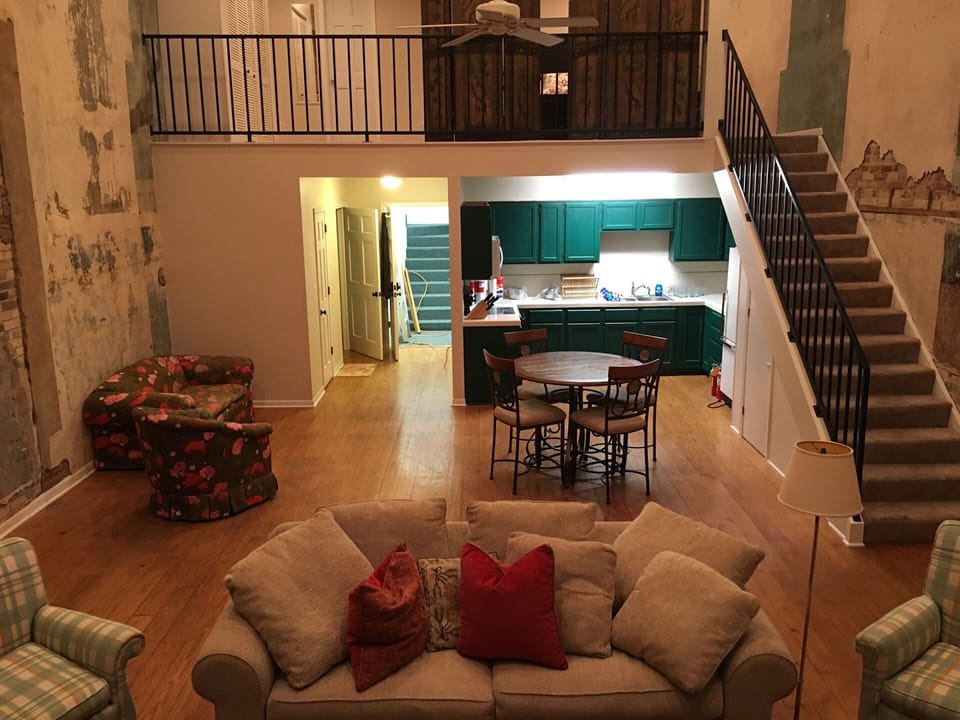 Living/Dining area, Kitchen 