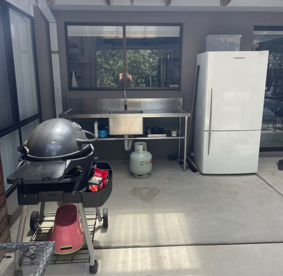 Outdoor Area - Fridge - Sink - Gas BBQ