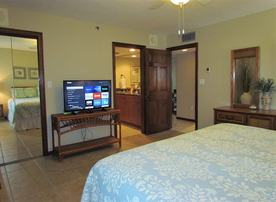 Smart Roku TV In The Master Suite With a Private Attached Bathro - Smart Roku TV In The Master Suite With a Private Attached Bathroom.
