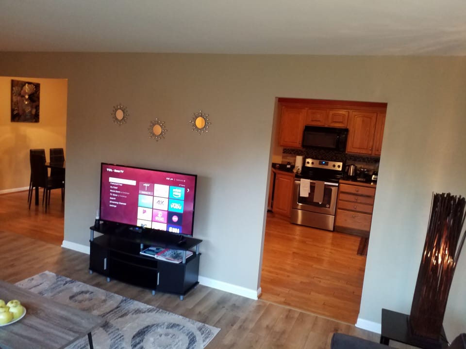 The First Living Room , Dining Room, and Kitchen