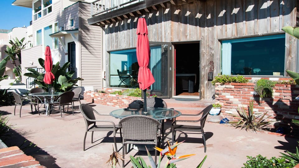 Plenty of outdoor seating - just off the Boardwalk