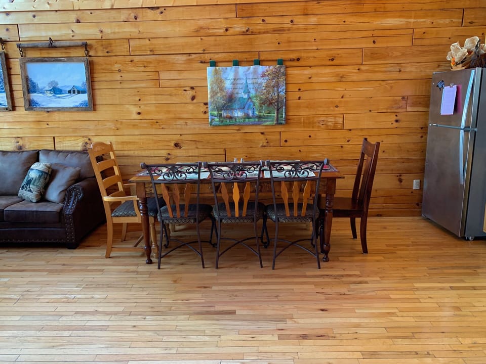 Farm style dining table for 8.