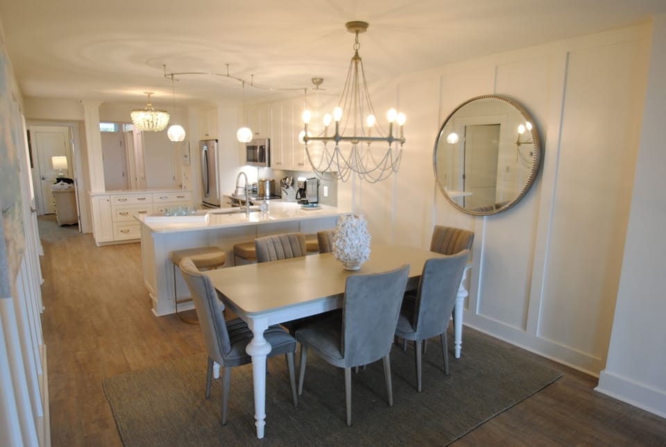 Beautiful dining open to kitchen and great room!