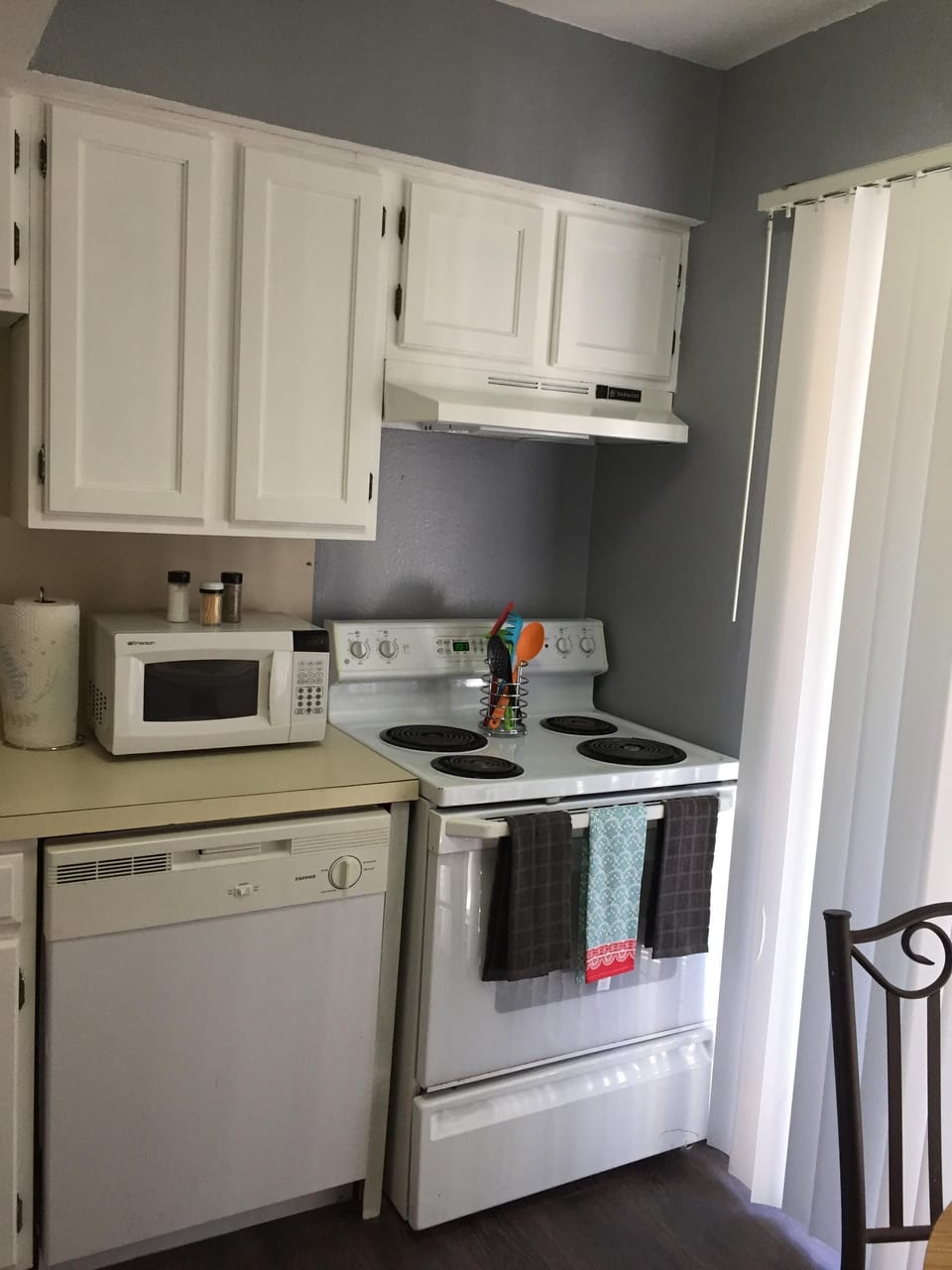 Fully Equipped Kitchen and balcony