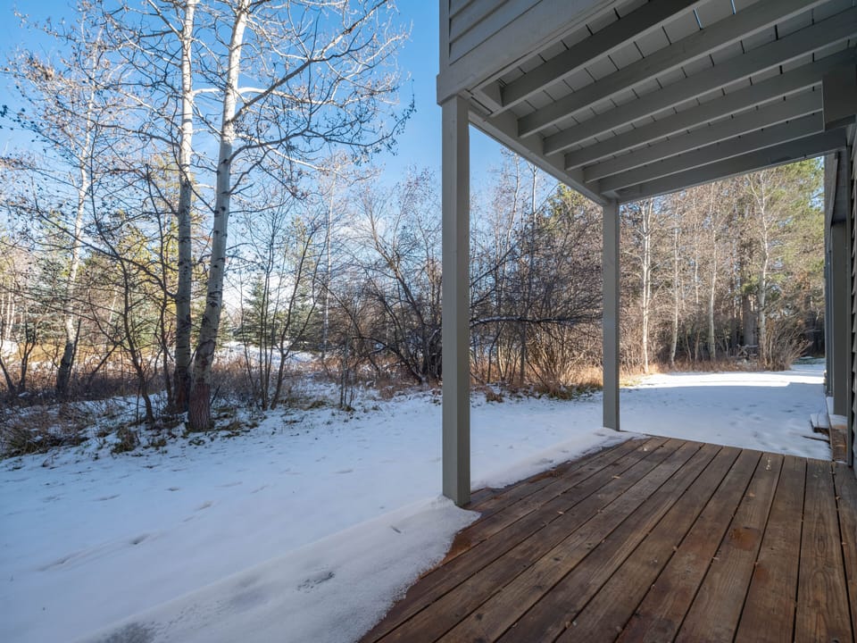 Deck off Master Bedroom