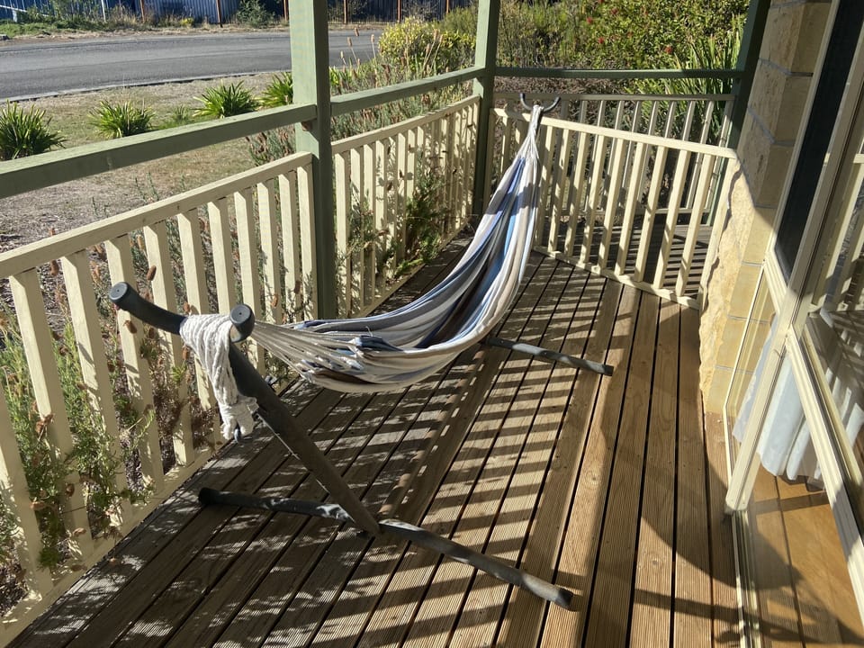 Relax in the hammock