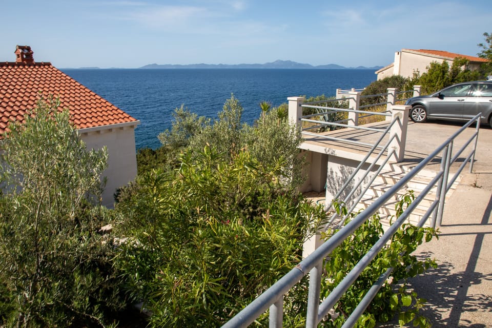 Ample parking to the side of the house