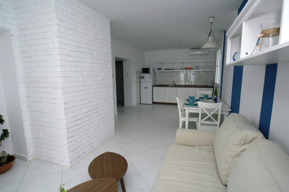living room and kitchen