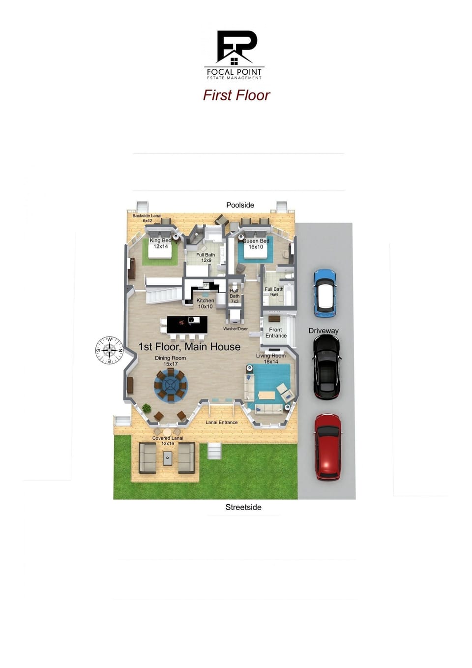 First Floor, Main House