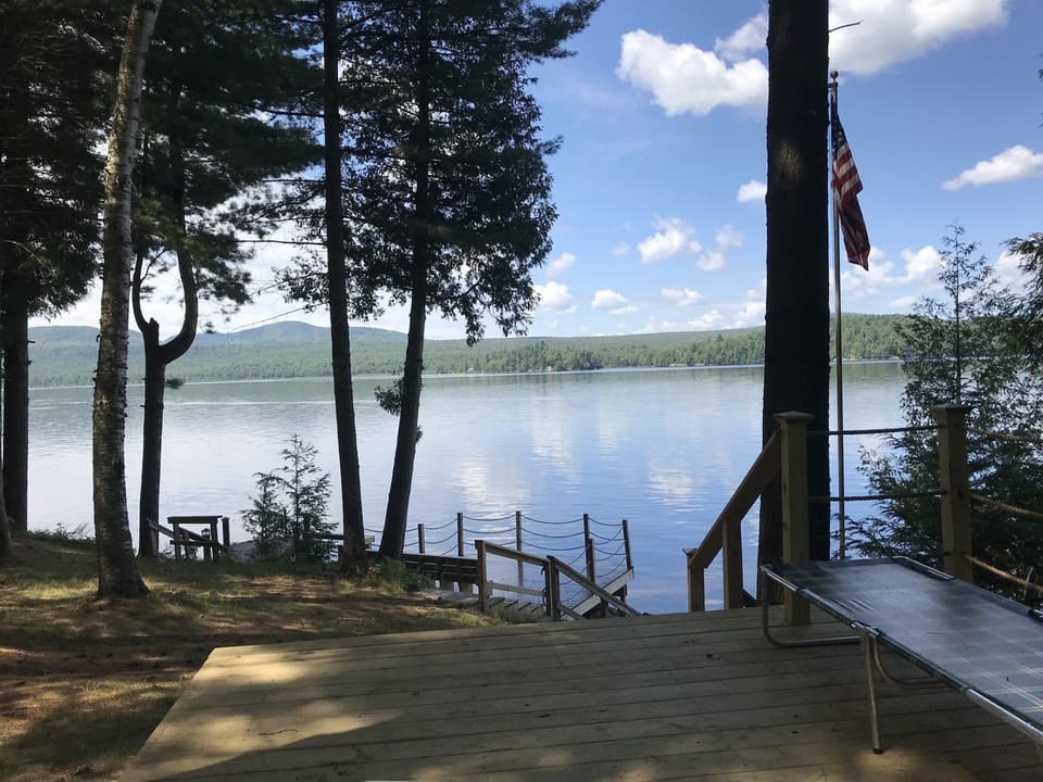 From the floating deck 