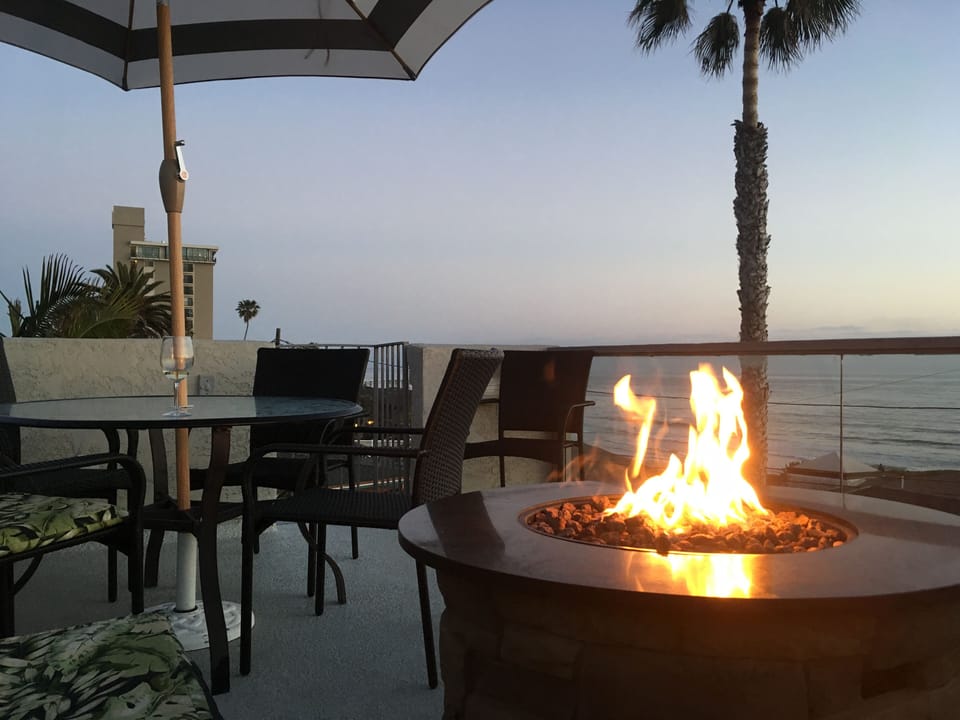 Private roof deck with sofa, dining table, watch sunsets, star gaze, sun bathe