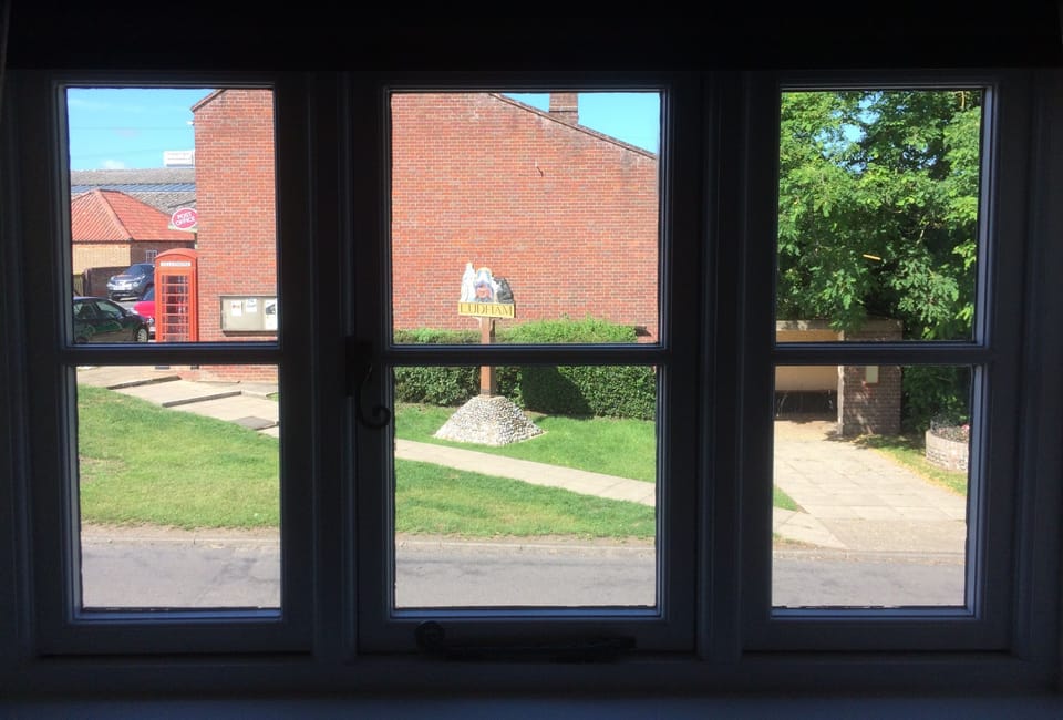 View from the bedroom window