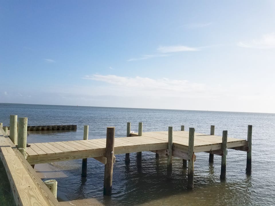 Shared Shallow Water Pier (alternate view)