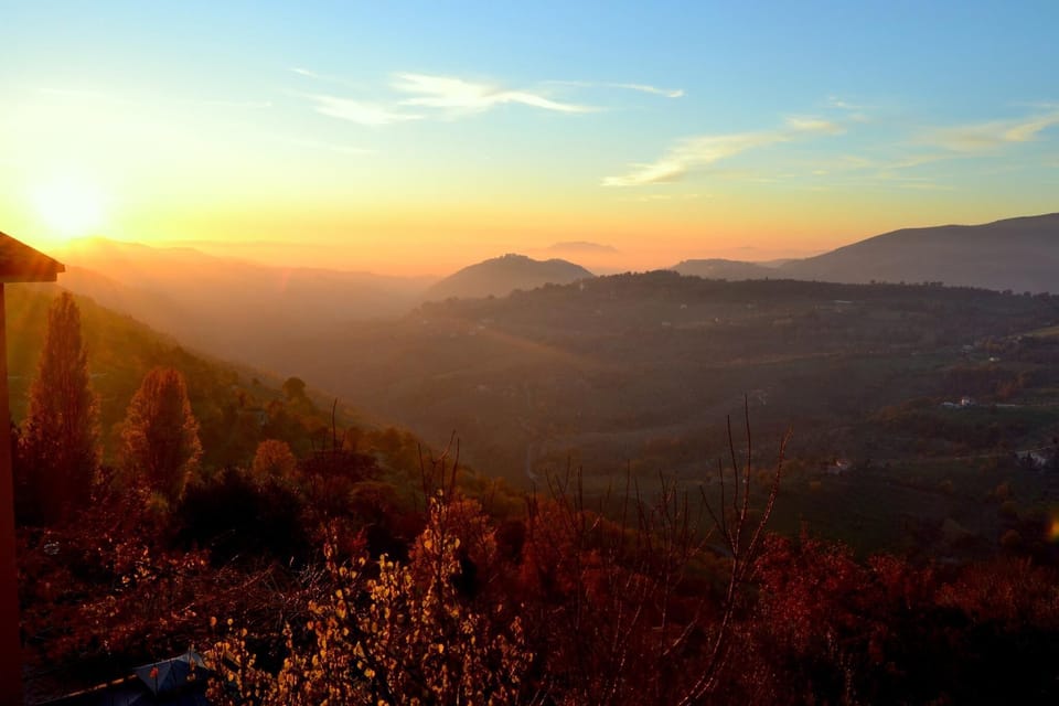 Small Villa "il Casaletto", pool, fantastic valley view on Roman countryside House in Lazio