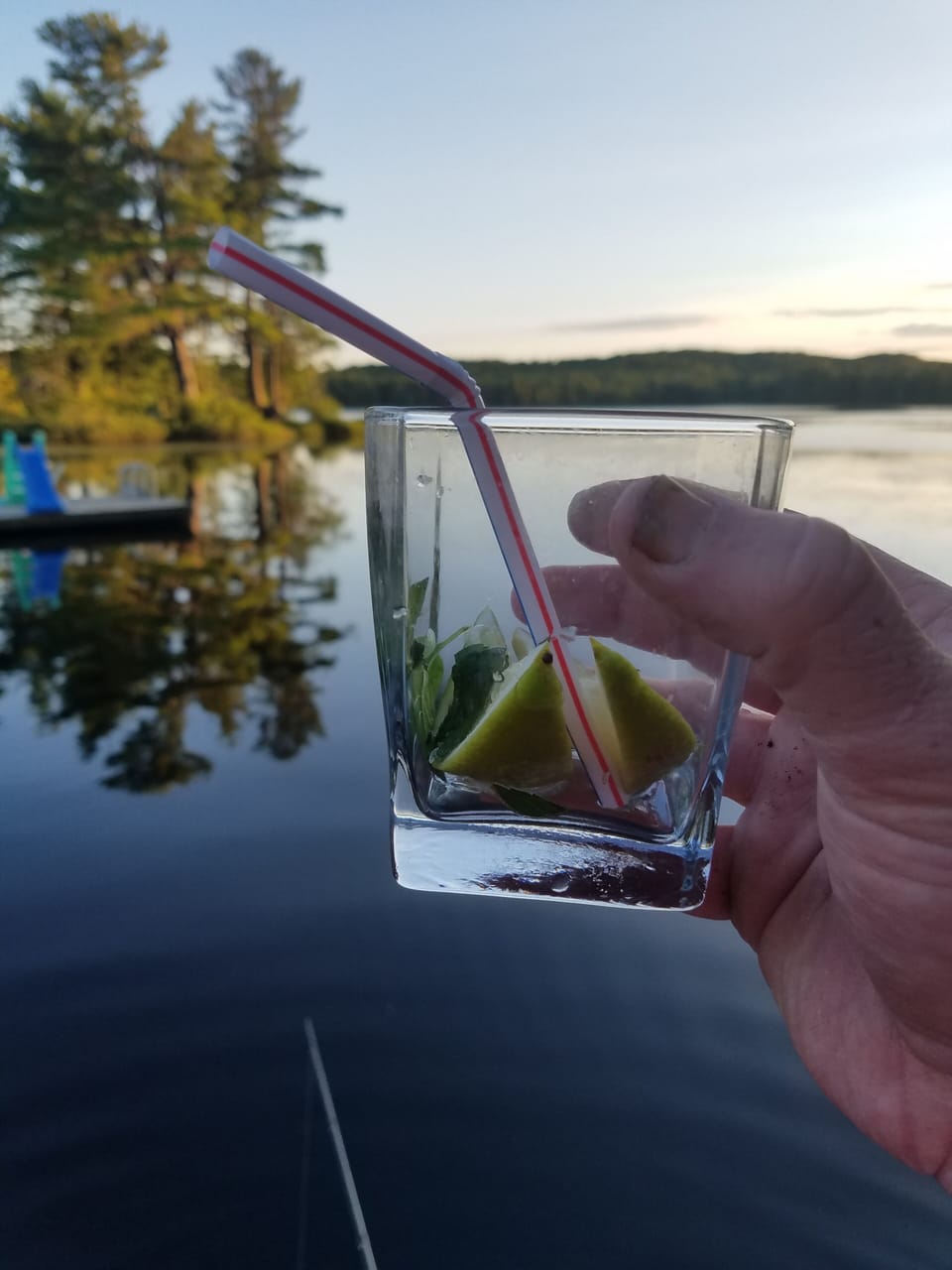 Drinks off the dock!