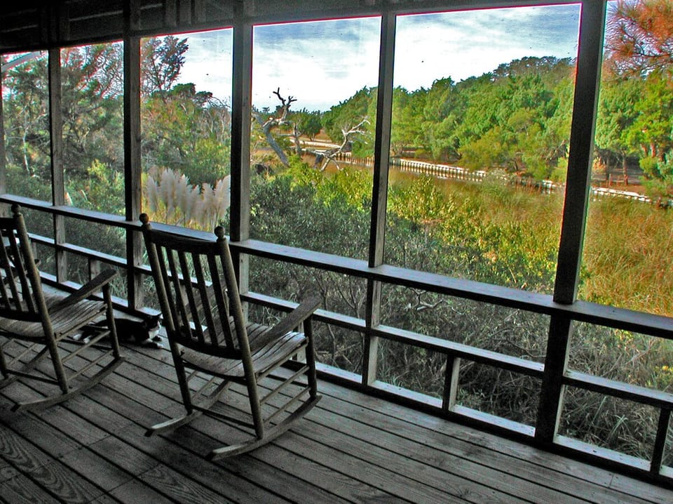 Screened Porch View