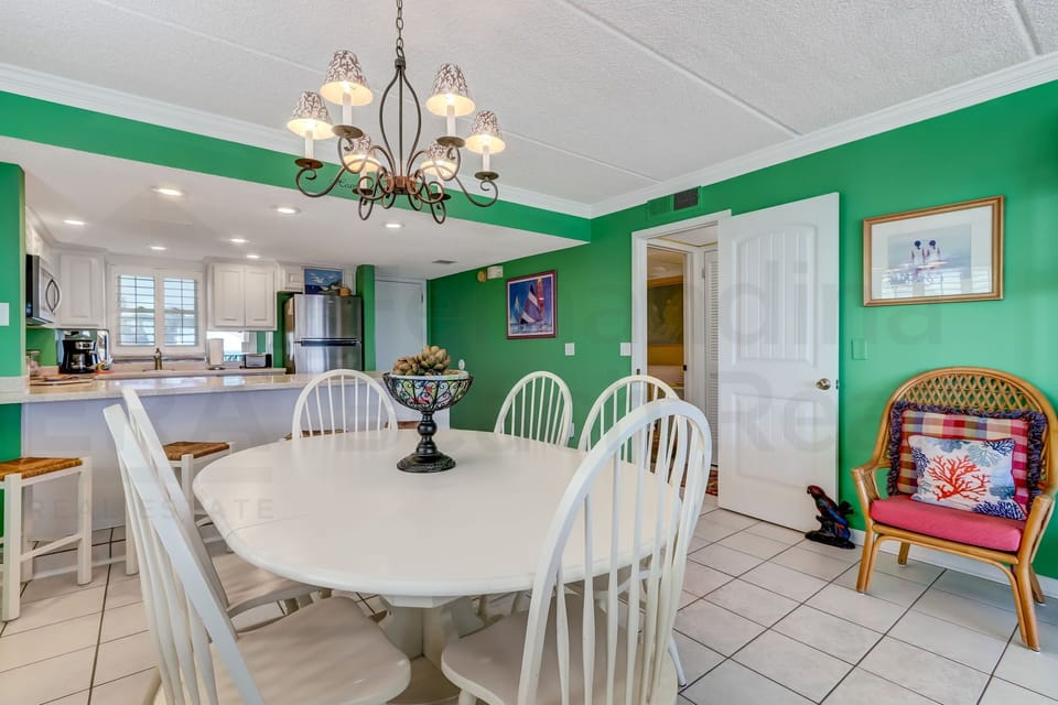 Dining Area into Kitchen