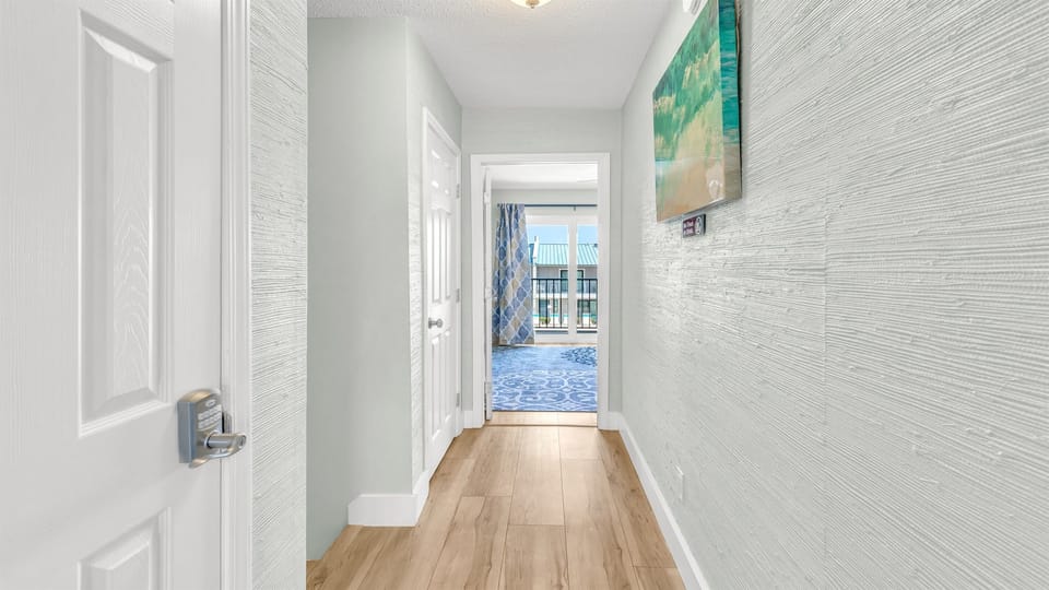 Unit 16 Hallway to 2nd bedoom