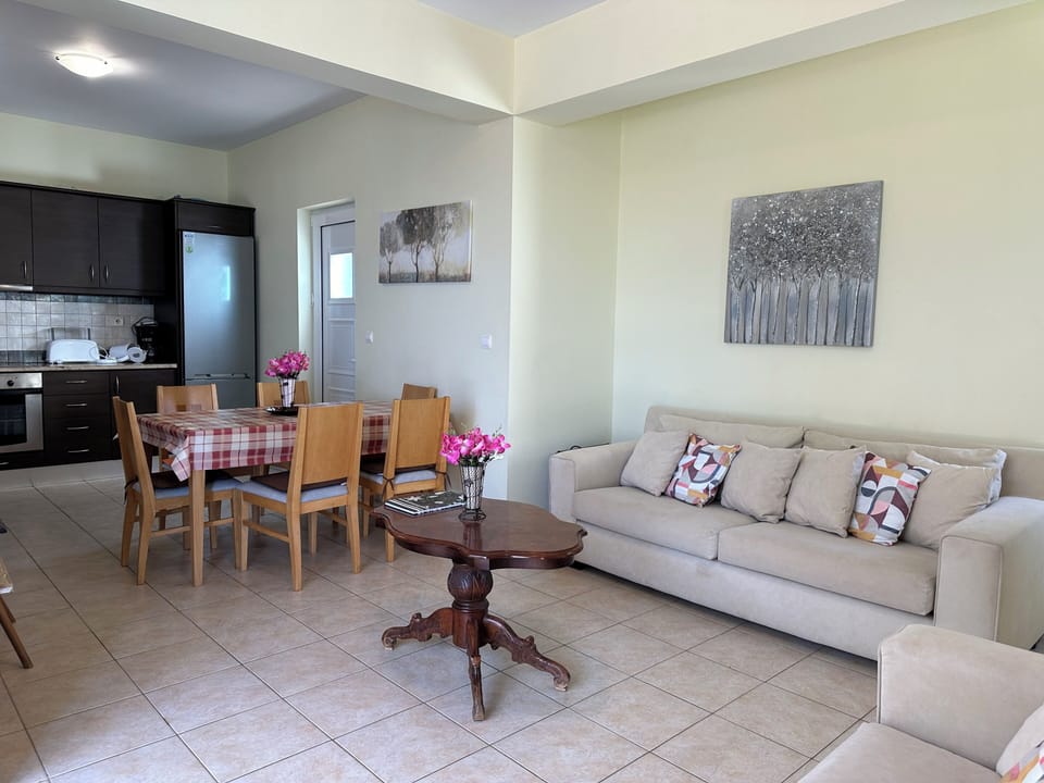 Living area and dinning area