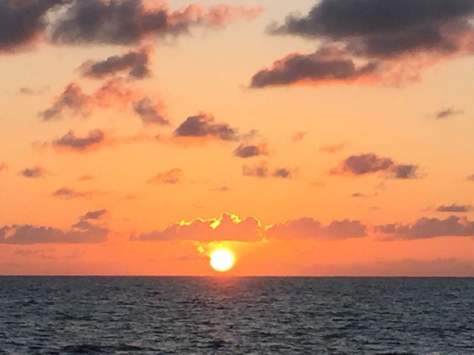 Sunrise from our beach