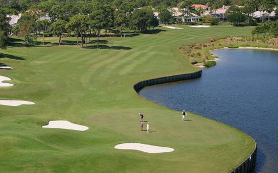 One of many golf courses.