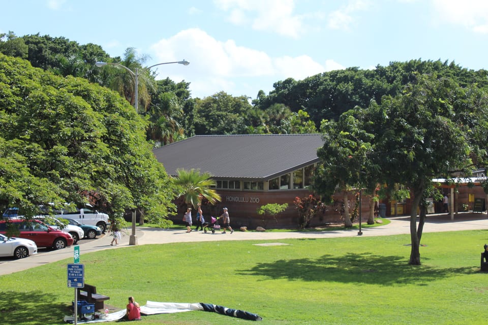 Honolulu Zoo at the Kapiolani Park end of Waikiki