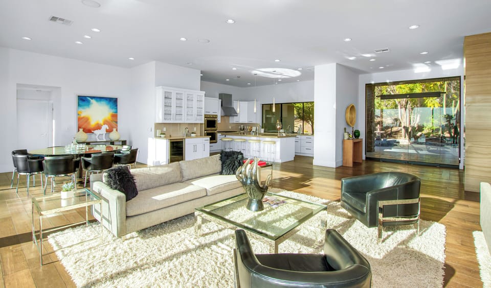 Step into style. With chic decor, natural light, and plenty of room to unwind, this space is designed to impress and refresh.