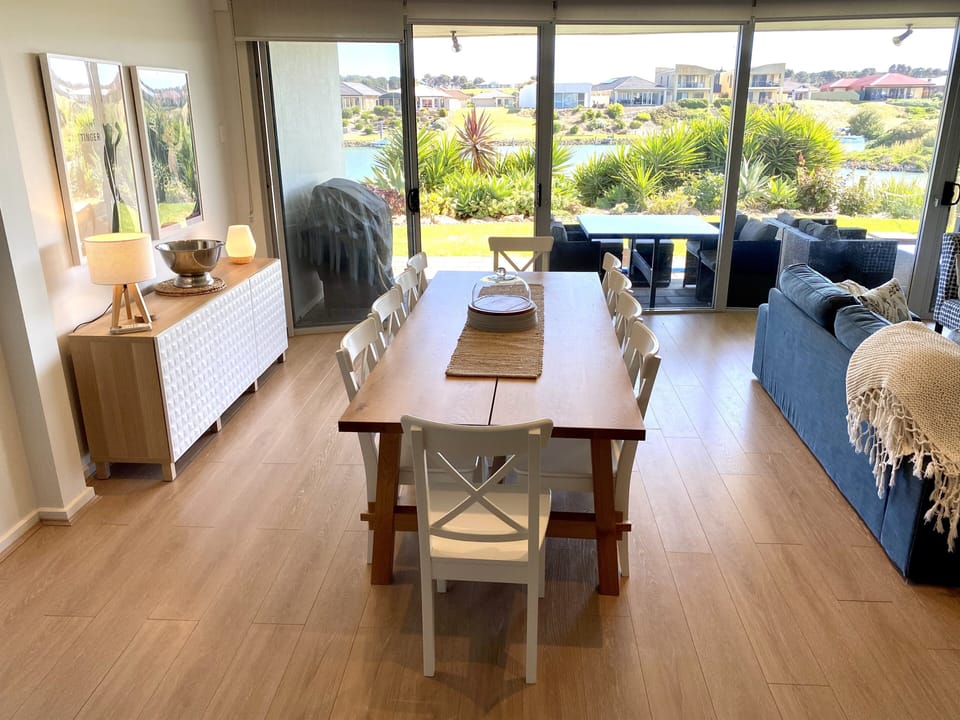 Enjoy million dollar water views with your morning coffee. 