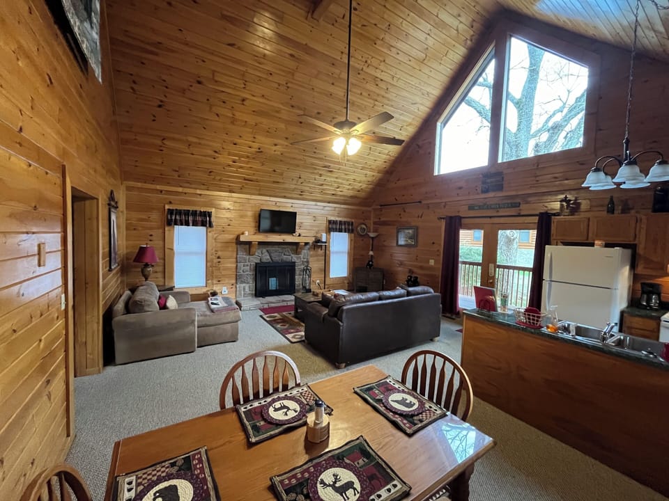 A well naturally lighted great room