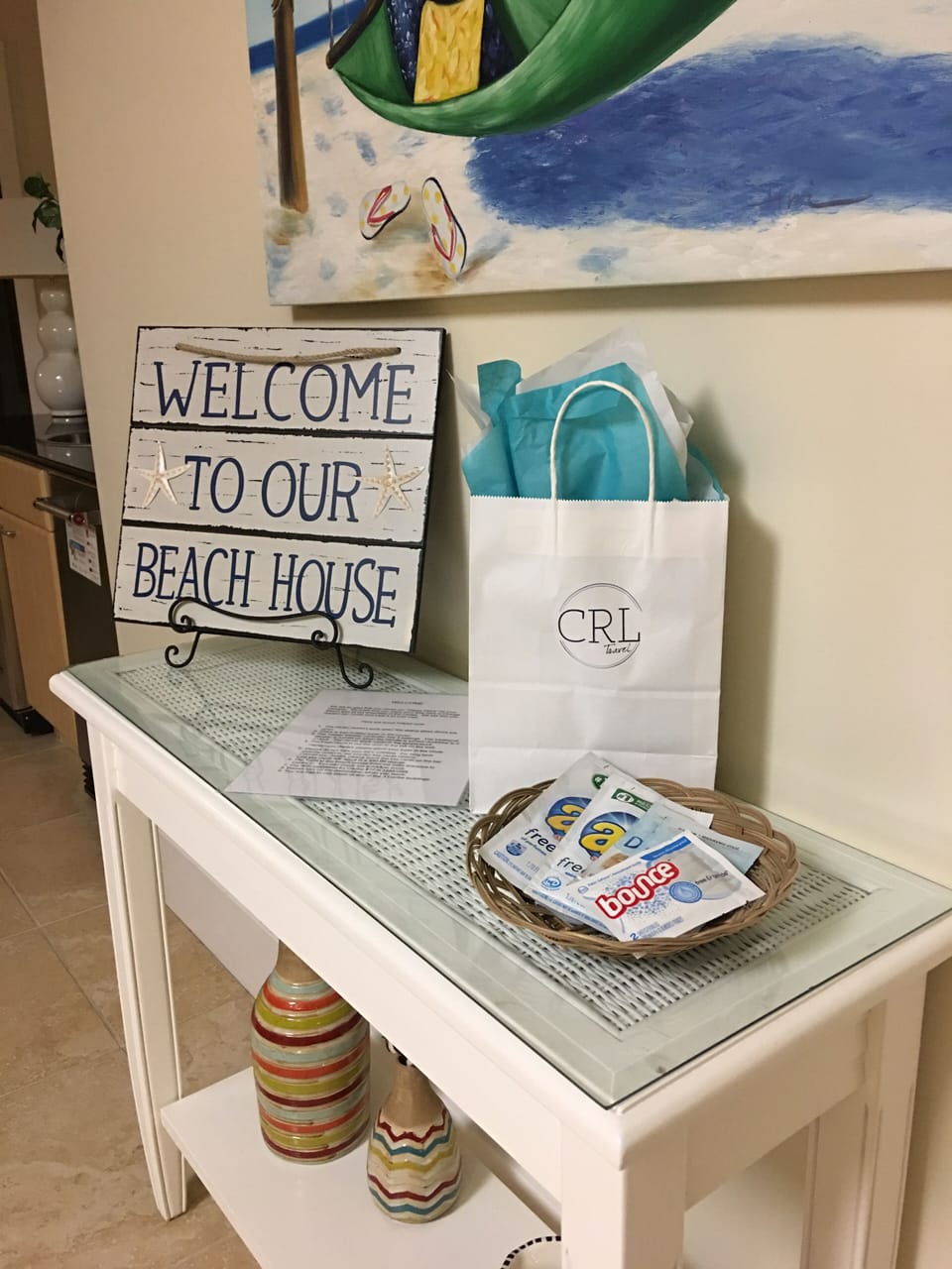 Every visitor gets a welcome gift! 