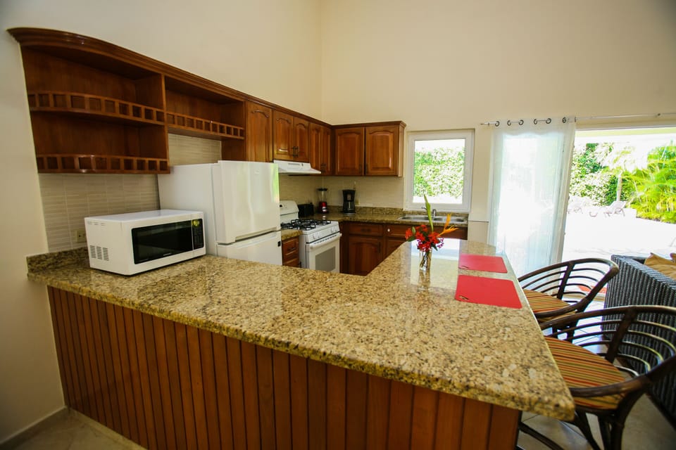 fully equipped kitchen for all your needs.