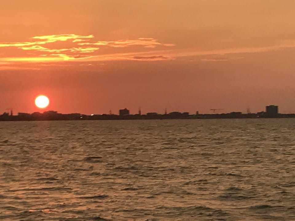 Sunset on Charleston Harbor