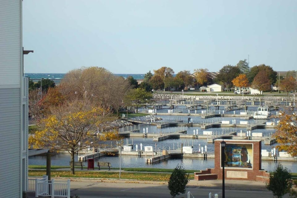View of City Marina Late Fall - Late Fall view of the City Marina from the Balcony