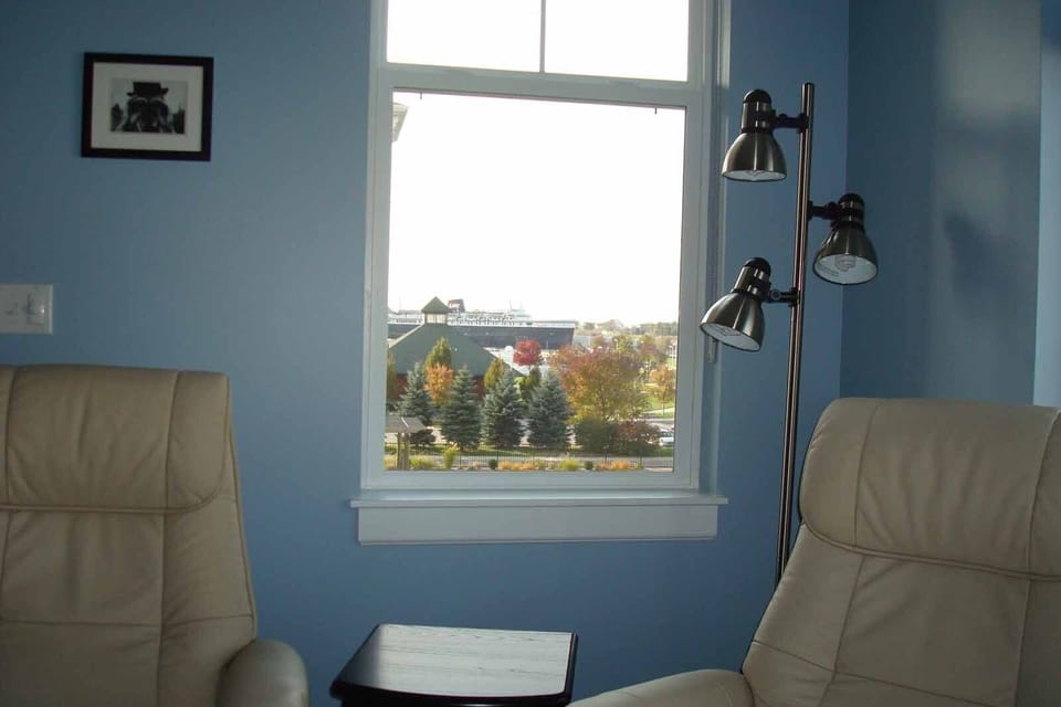 Living Room of SS Badger - View from the Living Room of the SS Badger