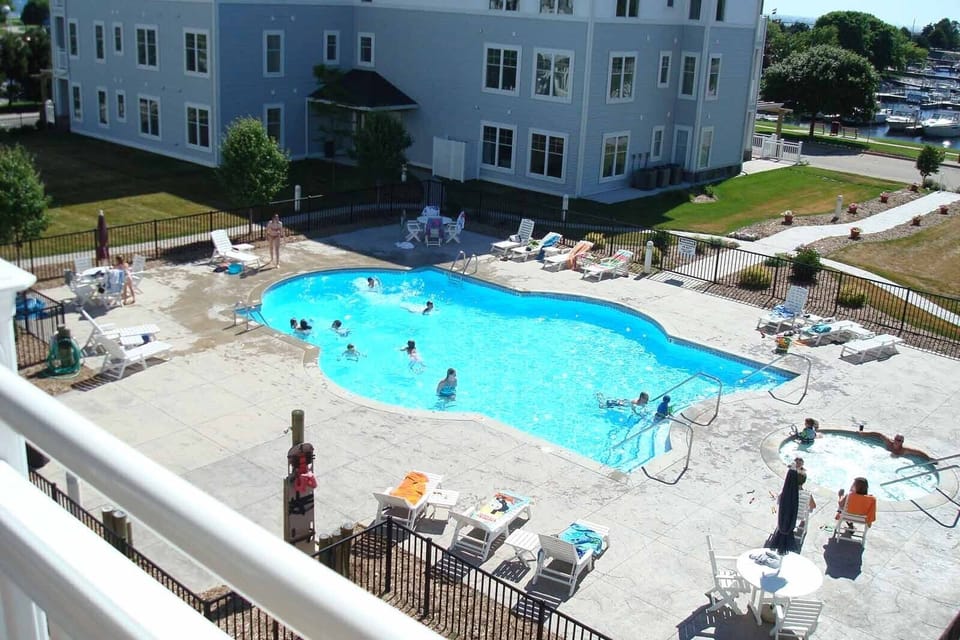 View of Pool from Balcony - View of the Pool from the Balcony