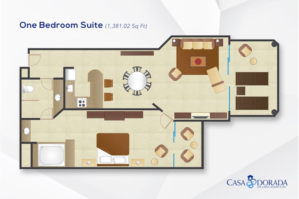Jr. Suite, 1 bdrm, 2 bdrm suites available. 