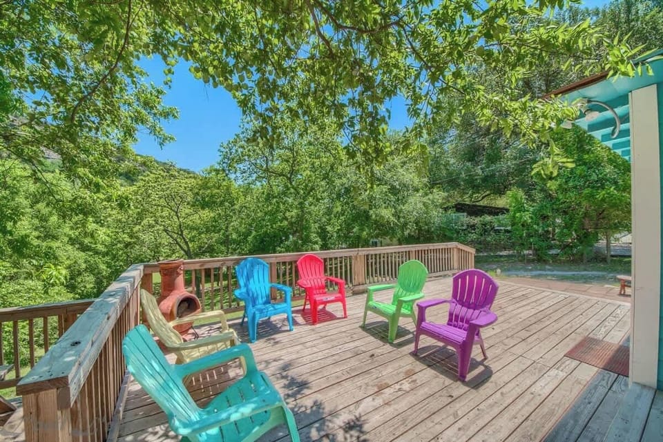 HUGE deck!