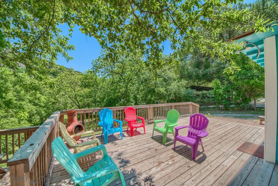 HUGE deck!