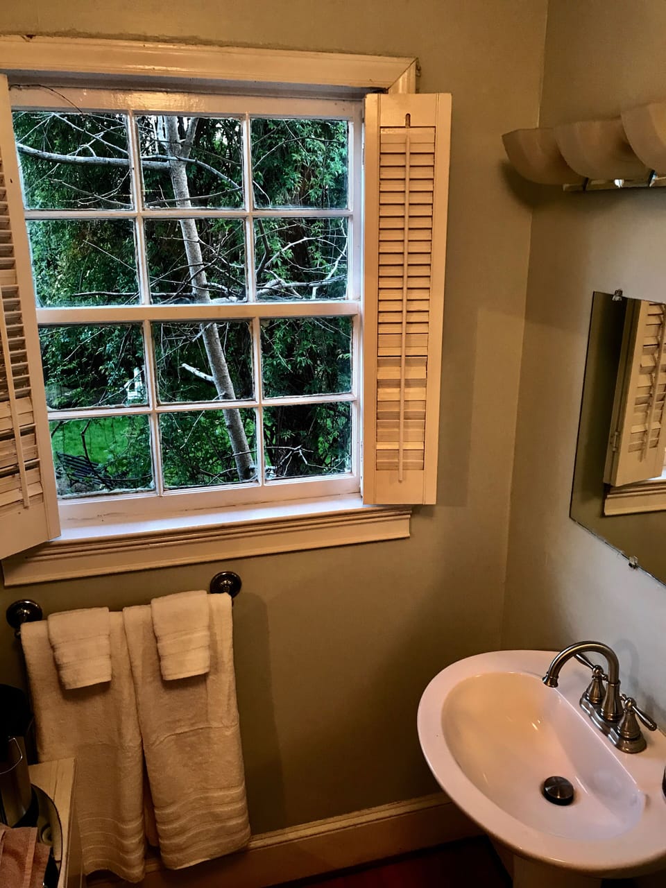 Every room showcases a different glimpse into the English garden
