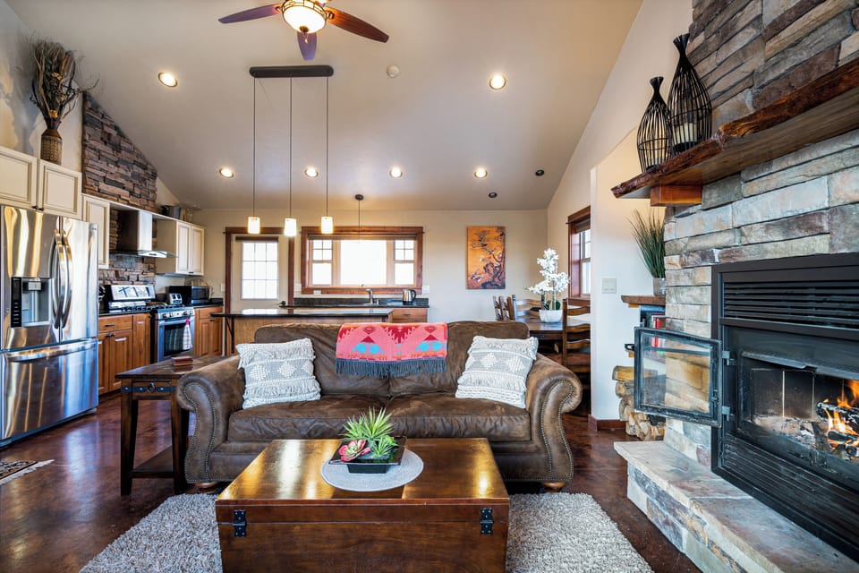 Kitchen - Dining - Living