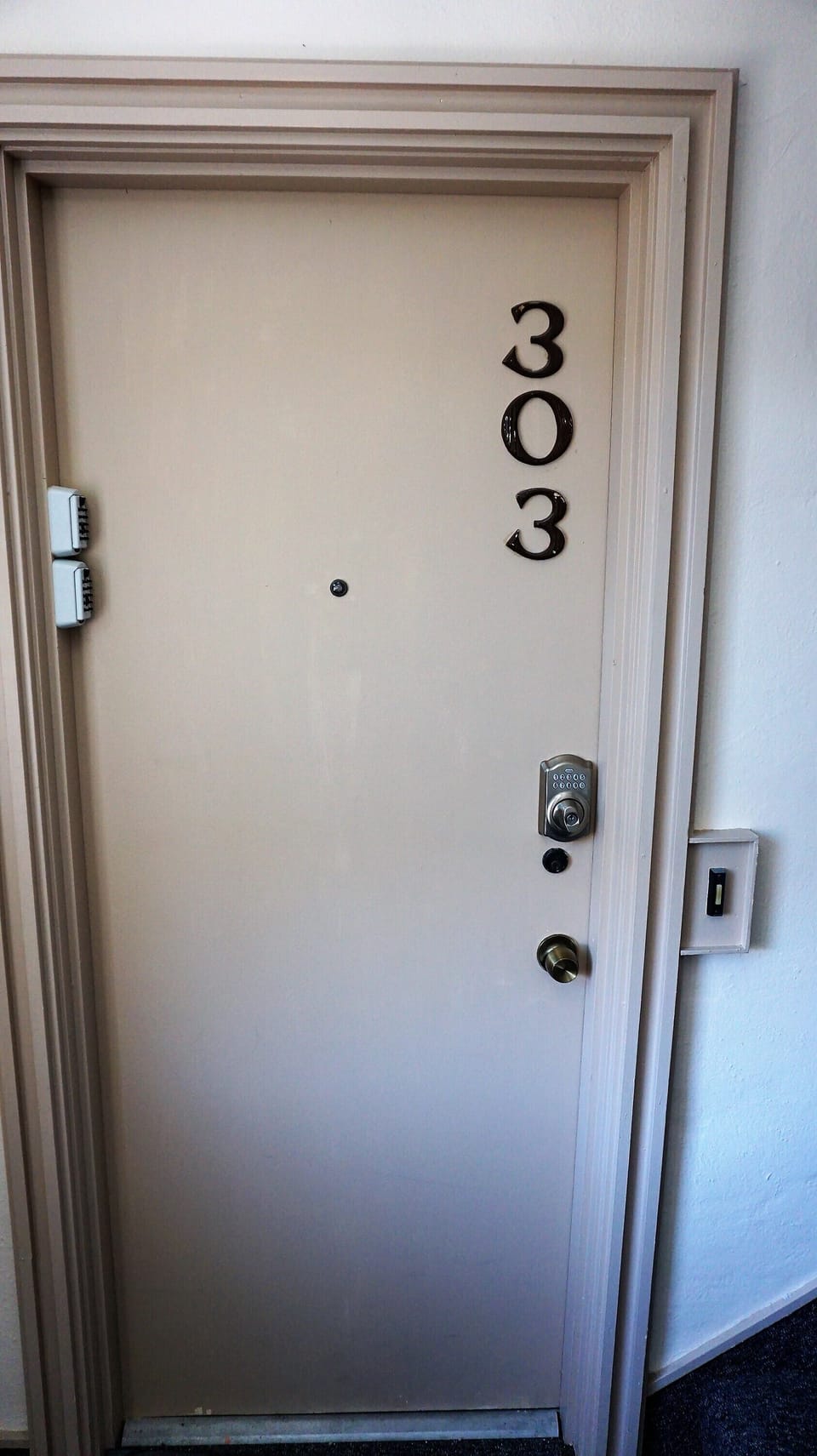 Electronic lock entry - just enter your code