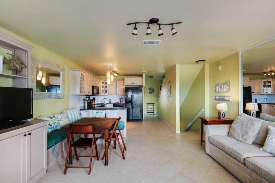 Whether you are cooking or relaxing on the couch feel all together with this floor plan