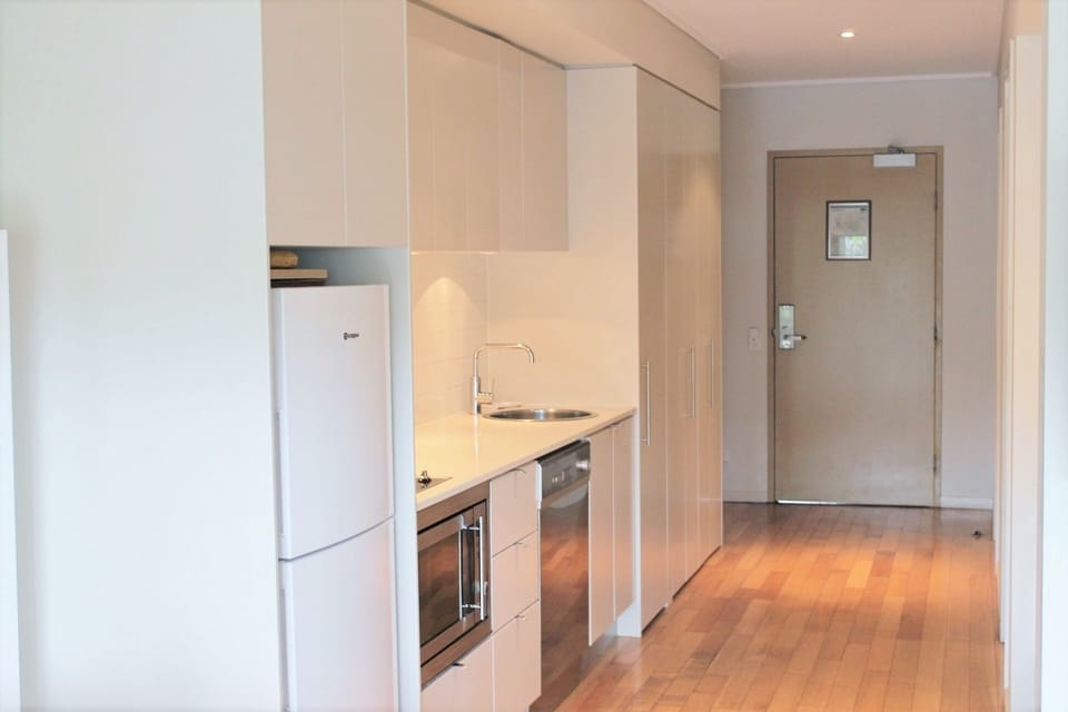 Front Door and Entrance, plus fully equipped Kitchen
