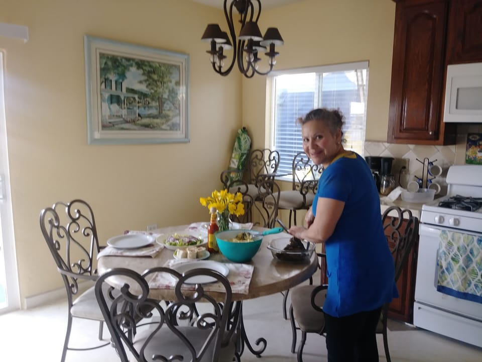 Breakfast table